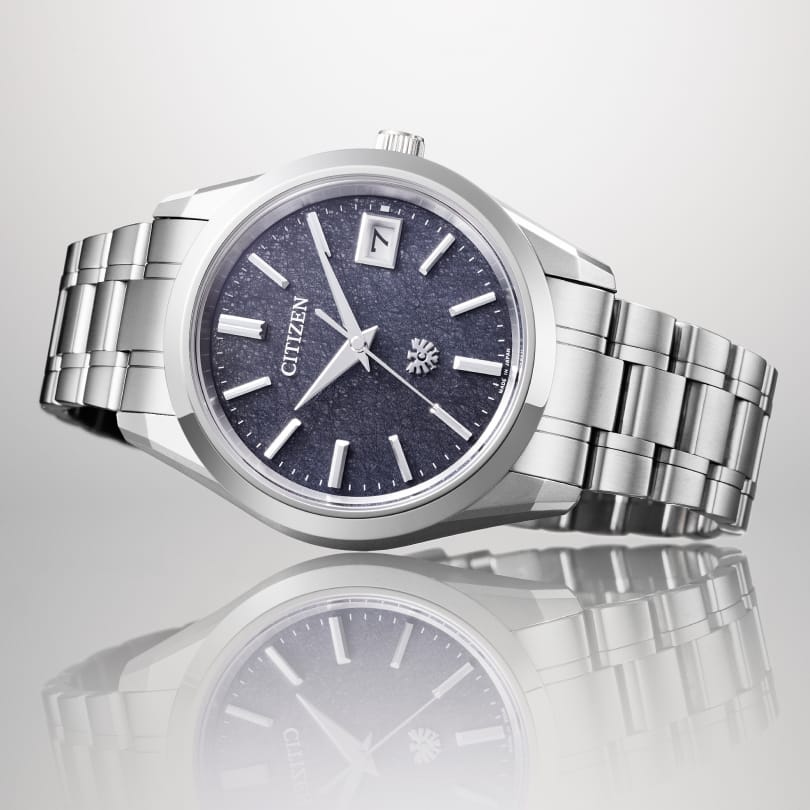 The Citizen -AQ4100-65M -Hand-dyed Indigo Washi Paper Blue Dial -Limited Edition 550
