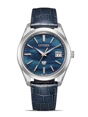 The Citizen -AQ4100-22L -Hand-dyed Indigo Washi Paper Dial (Tosa washi) -Limited Edition 400 units