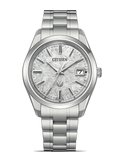 The Citizen -AQ4100-57B -Super Titanium Silver Dial
