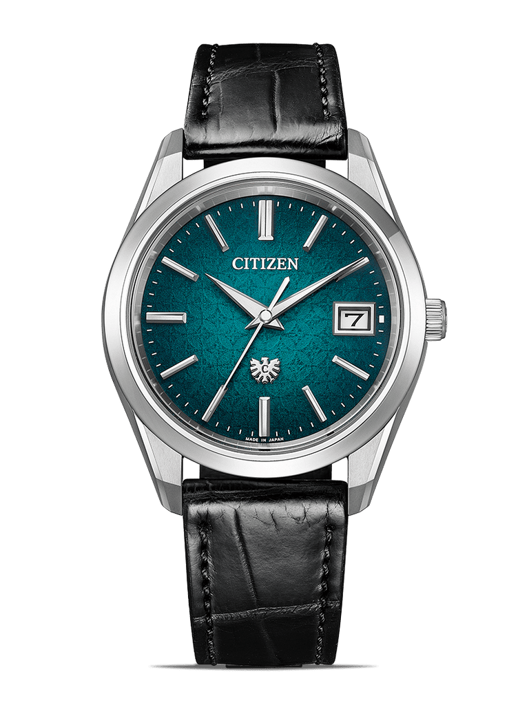 The Citizen -AQ4100-22W -Washi green dial (Tosa washi) -Limited Edition 300 units