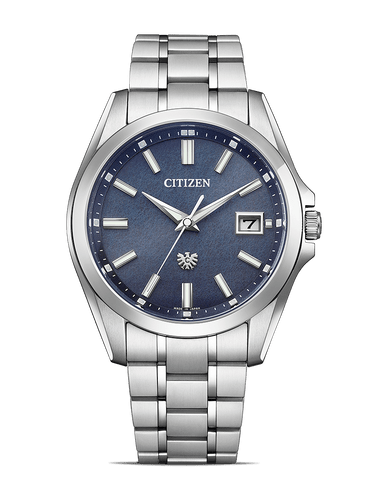 The Citizen -AQ4091-56M -Hand-dyed Indigo Washi Paper Dial (Tosa washi + indigo dyeing)
