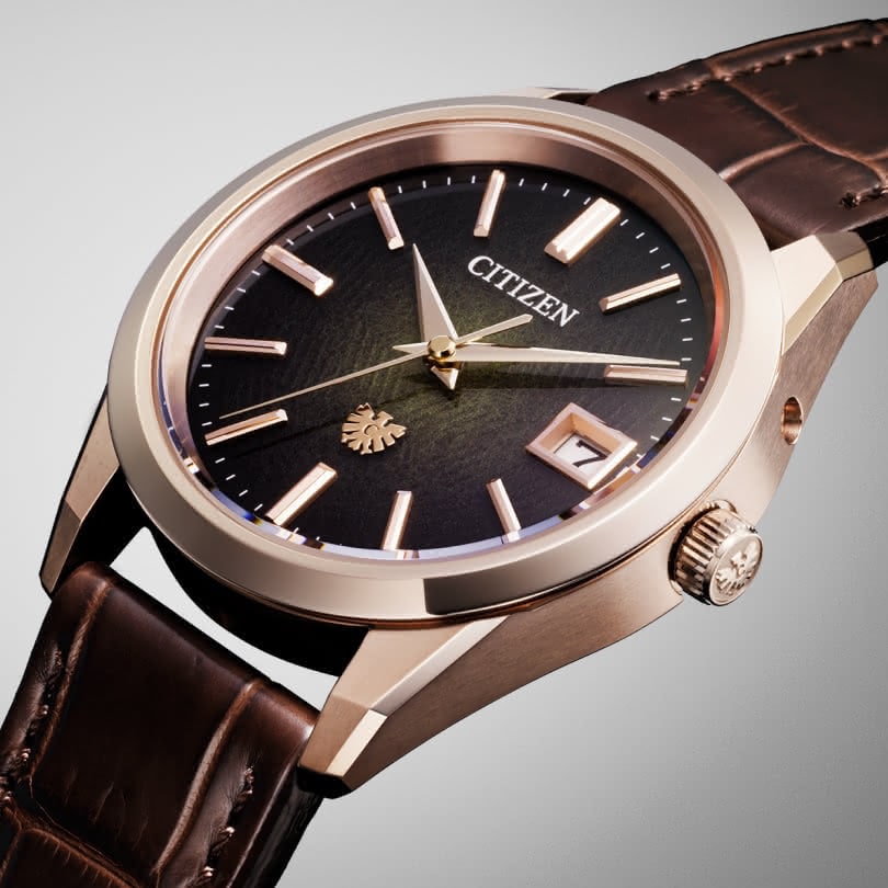 The Citizen -AQ4106-00W -Washi Brown dial/Super Titanium -Limited Edition 300 units