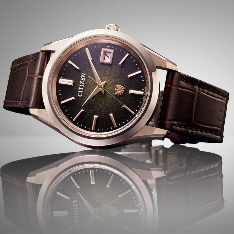 The Citizen -AQ4106-00W -Washi Brown dial/Super Titanium -Limited Edition 300 units