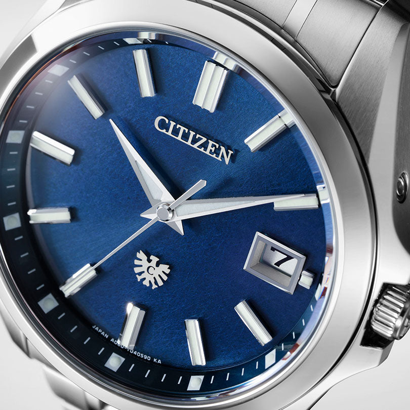 The Citizen -AQ4091-56M -Japanese Washi paper blue dial