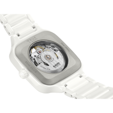 Load image into Gallery viewer, Rado True Square Automatic Open Heart White Ceramic with coloured gemstones