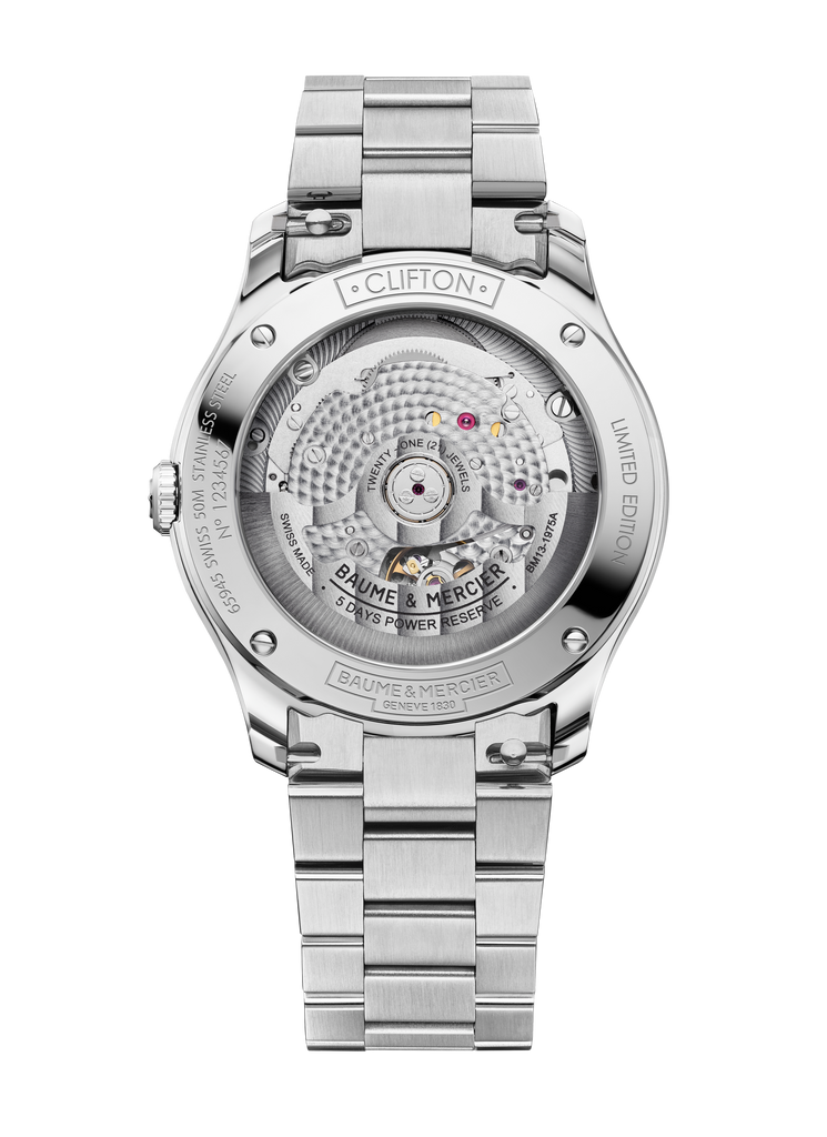 Baume & Mercier Clifton Ice Blue on Bracelet 10870 Limited Edition