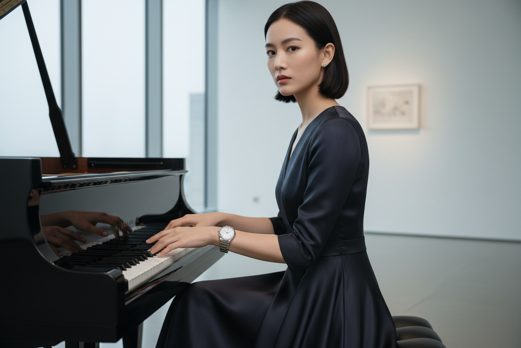 Use mimi_pianist Camilla Choi as a stylish model wear tissot Tissot Classic Dream 40mm
T158.407.11.031.00