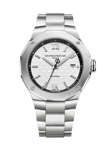 Baume & Mercier Riviera Auto 42mm 10829 White Dial