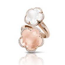 Load image into Gallery viewer, Pasquale Bruni Bon Ton Ring Rose and Milky Quartz