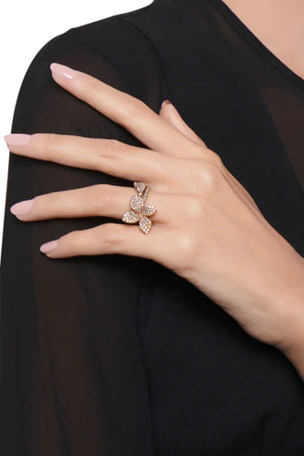 Pasquale Bruni Petit Garden medium flower diamonds ring RG