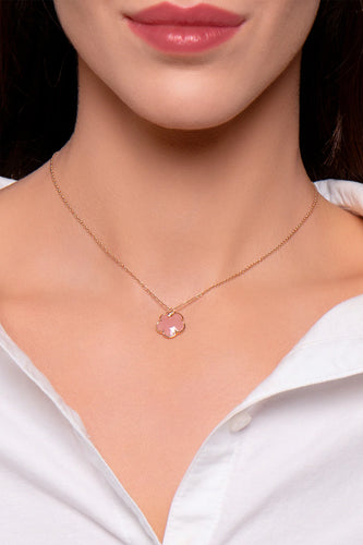Pasquale Bruni Petit Joli Pink Chalcedony and Diamonds Necklace
