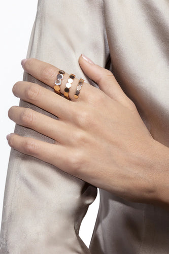 Pasquale Bruni Luce Ring in 18k Rose Gold with Diamonds