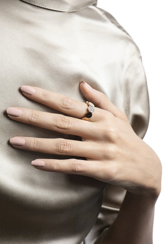 Pasquale Bruni Luce Ring in 18k Rose Gold with Diamonds