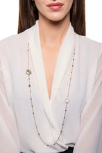 Load image into Gallery viewer, Pasquale Bruni Bon Ton Dolce Vita Necklace 18k Rose Gold with Prasiolite and Diamonds