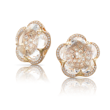 Load image into Gallery viewer, Pasquale Bruni Bon Ton Earrings RG Rock Crystal with Diamonds