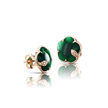 Load image into Gallery viewer, Pasquale Bruni Petit Joli Green Agate and Diamonds Rose Gold Earrings