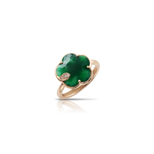 Pasquale Bruni Petit Joli Green Agate and diamond Ring
