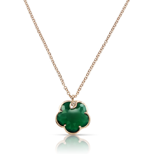Load image into Gallery viewer, Pasquale Bruni Petit Joli Green Agate and Diamonds Necklace