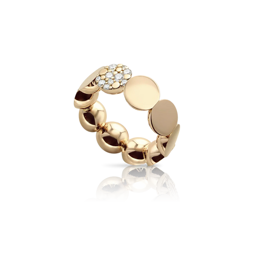 Pasquale Bruni Luce Ring in 18k Rose Gold with Diamonds