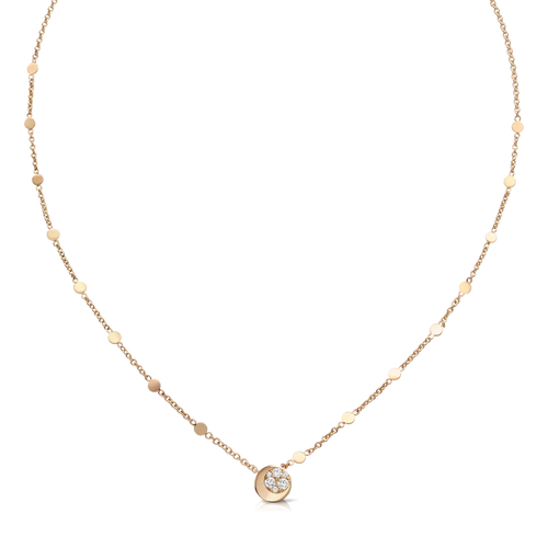 Pasquale Bruni Luce Necklace in 18k Rose Gold with Diamonds