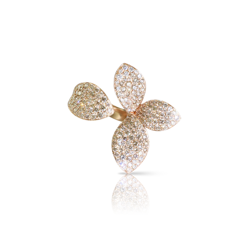 Pasquale Bruni Giardini Segreti Rose Gold Diamond Pinky Ring