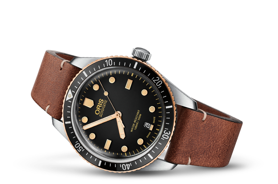 Oris diver 65 bronze bezel deals