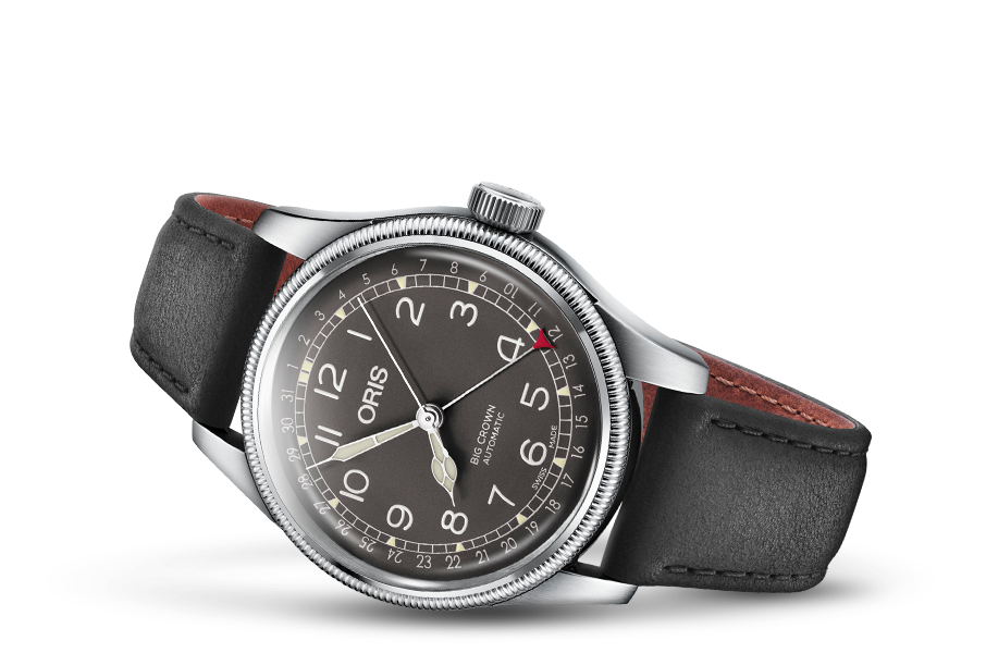 Oris Big Crown Pointer Date Black Leather