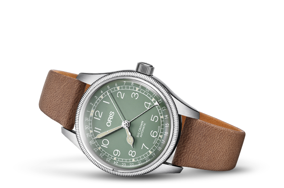 Oris Big Crown Pointer Date 36mm Green Leather
