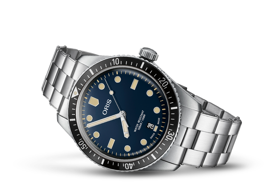 Oris Divers Steel Sixty Five Blue 40mm Bracelet Wamada Jewellery