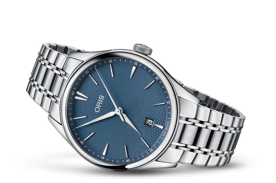 Oris Artelier Date Blue Bracelet Wamada Jewellery