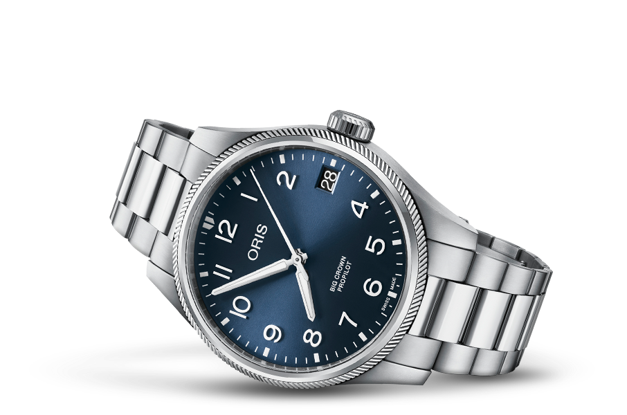 Oris Propilot Big Date 41mm Blue on Bracelet Wamada Jewellery