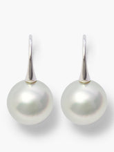 Load image into Gallery viewer, Autore Pearls 18k WG South Sea Pearls Shepherd Hooks -13mm