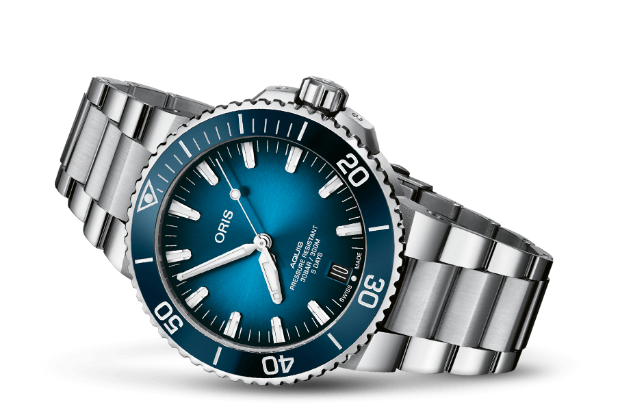 Oris Aquis Date Calibre 400 Blue 43.5mm Bracelet Wamada Jewellery