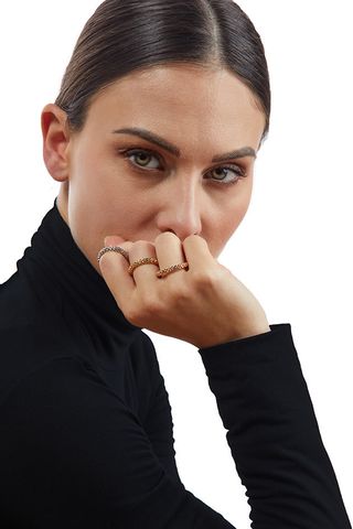 Fope Essentials Collection Flex'it Ring in 18k rose gold