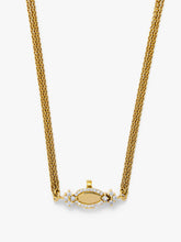 Load image into Gallery viewer, Autore Pearls 18k YG South Sea White Pearl and Diamond Necklace
