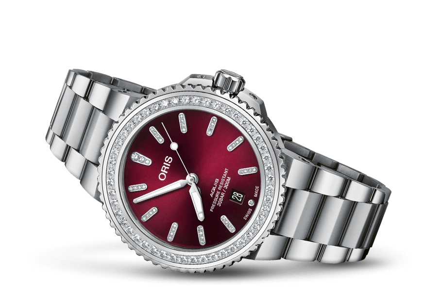 Oris aquis diamonds best sale