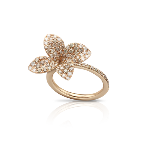 Pasquale Bruni Petit Garden medium flower diamonds ring RG