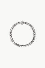 Load image into Gallery viewer, Fope Eka White Gold Bracelet with White Gold and Diamond Pave