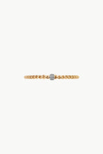 Load image into Gallery viewer, Fope Eka Yellow Gold Bracelet with White Gold and Diamond Pave Medium