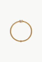 Load image into Gallery viewer, Fope Eka Yellow Gold Bracelet with 3 tones gold rondels