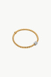 Fope Eka Yellow Gold Bracelet with Diamonds in large size