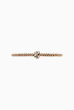 Load image into Gallery viewer, Fope Prima Rose Gold Bracelet with 3 tones gold &amp; diamond rondels