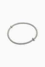 Load image into Gallery viewer, Fope Prima White Gold Bracelet with white gold diamond rondels