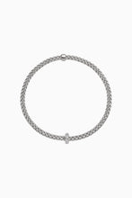 Load image into Gallery viewer, Fope Prima White Gold Bracelet with white gold diamond rondels