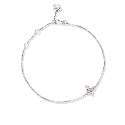 Blush Iria Bracelet with pink diamonds from the Argyle mine and White Diamonds