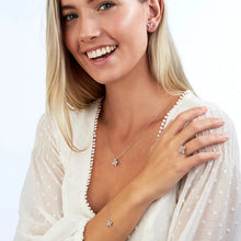 Load image into Gallery viewer, Blush Iria Neckalce with pink diamonds from the Argyle mine and White Diamonds