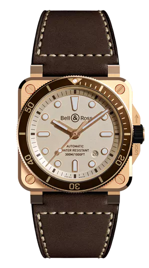 BELL & ROSS BR 03-92 DIVER WHITE BRONZE LIMITED EDITION