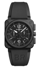 Load image into Gallery viewer, BELL &amp; ROSS BR 03-94 BLACK MATTE CHRONOGRAPH