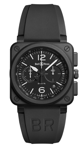 BELL & ROSS BR 03-94 BLACK MATTE CHRONOGRAPH