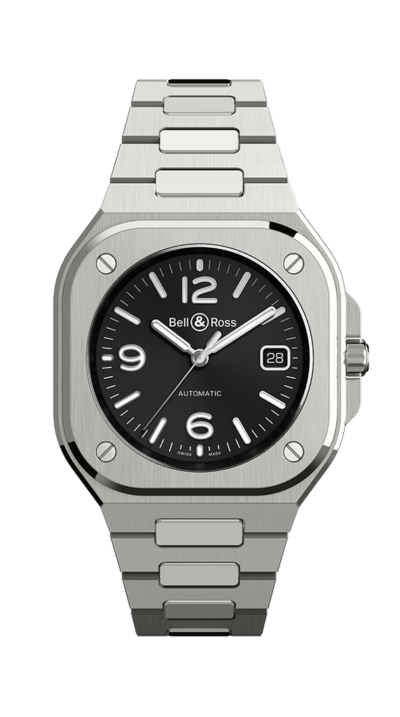 BELL & ROSS BR 05 BLACK STEEL BRACELET